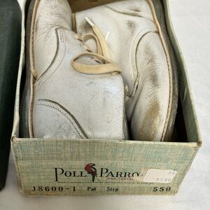 Vintage 1960’s Poll Parrot Shoes - White and Tan